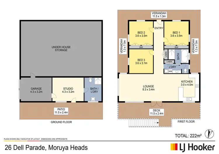 Floorplan of Homely house listing, 26 Dell Parade, Moruya Heads NSW 2537