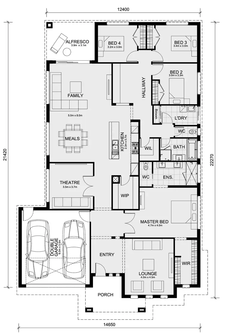 Floorplan of Homely house listing, Lot 215 Stockwhip Drive (Atkinson Place), Truganina VIC 3029