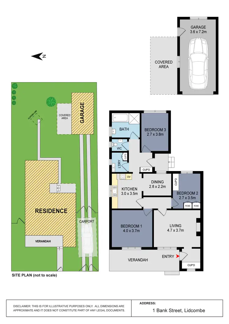 Floorplan of Homely house listing, 1 Bank Street, Lidcombe NSW 2141