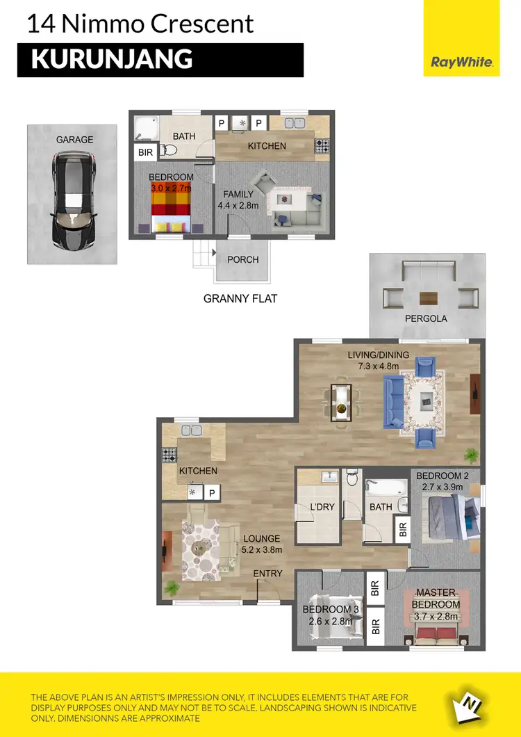 Floorplan of Homely house listing, 14 Nimmo Crescent, Kurunjang VIC 3337