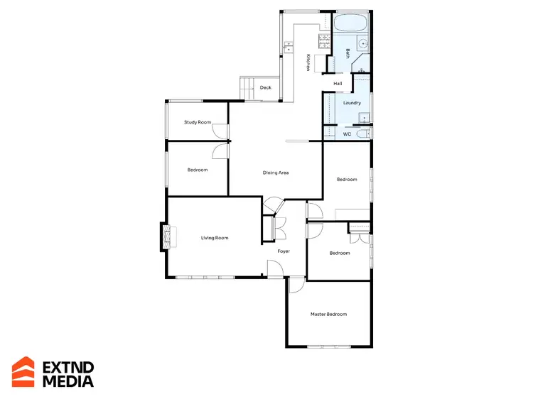 Floorplan of Homely house listing, 45 Kumala Road, Bayswater VIC 3153