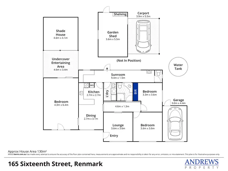 Floorplan of Homely house listing, 165 Sixteenth Street, Renmark SA 5341