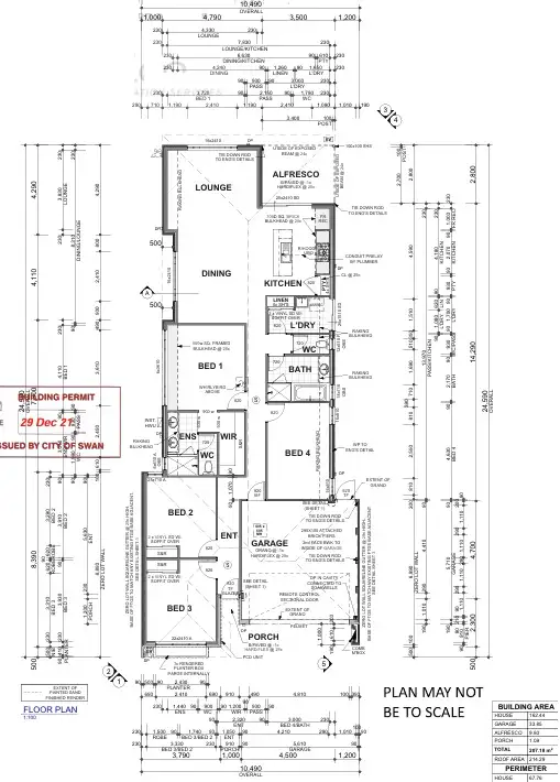 Floorplan of Homely house listing, 47 Witan Street, Brabham WA 6055
