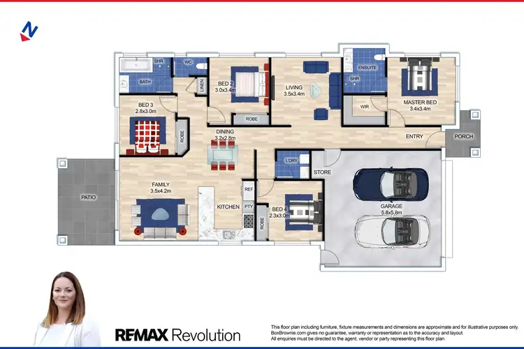 Floorplan of Homely house listing, 28 Benwerrin St, Pimpama QLD 4209