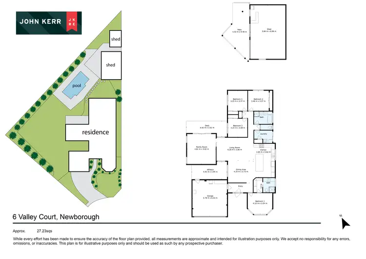 Floorplan of Homely house listing, 6 Valley Court, Newborough VIC 3825