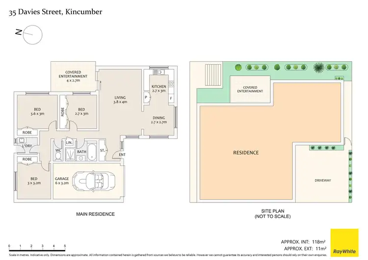 Floorplan of Homely semi-detached listing, 35A Davies Street, Kincumber NSW 2251