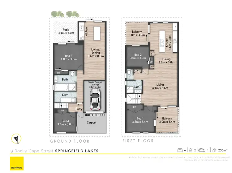 Floorplan of Homely house listing, 9 Rocky Cape Street, Springfield Lakes QLD 4300