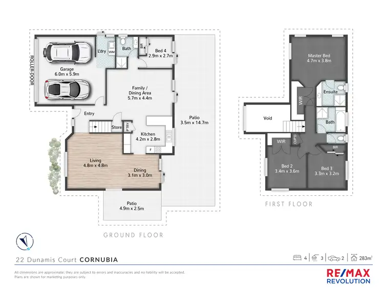 Floorplan of Homely house listing, 22 Dunamis Court, Cornubia QLD 4130