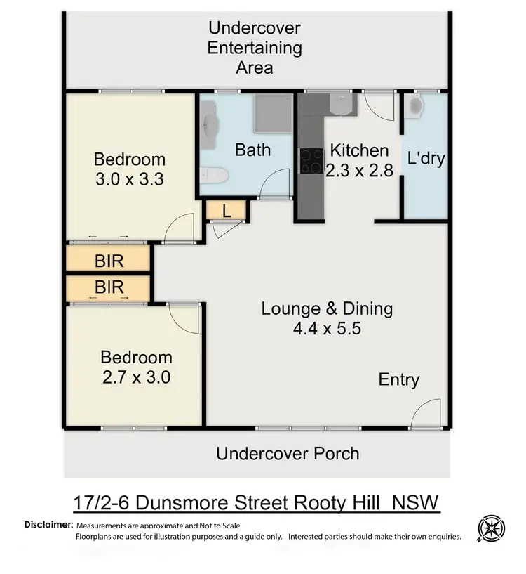 Floorplan of Homely villa listing, 17/2-6 Dunsmore Street, Rooty Hill NSW 2766