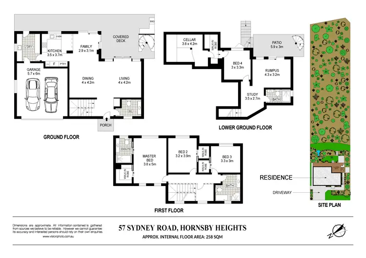 Floorplan of Homely house listing, 57 Sydney Road, Hornsby Heights NSW 2077
