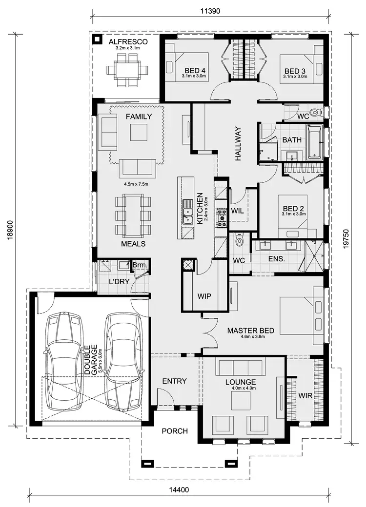 Floorplan of Homely house listing, Lot 1501 Warralily Estate, Armstrong Creek VIC 3217