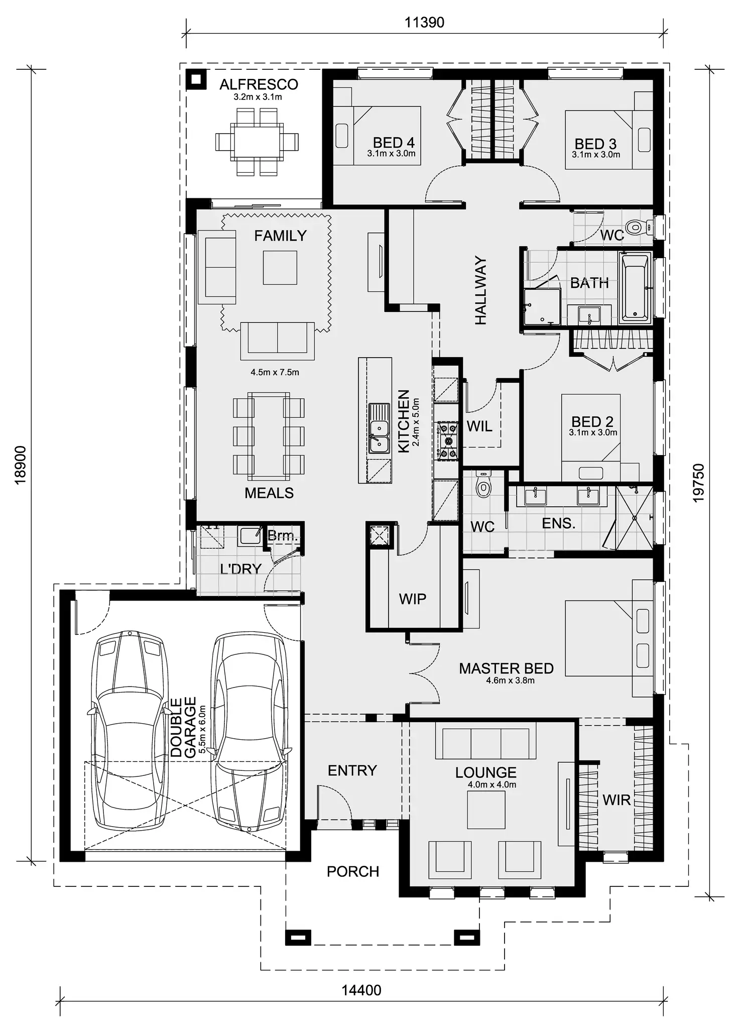Floorplan of Homely house listing, Lot 1501 Warralily Estate, Armstrong Creek VIC 3217