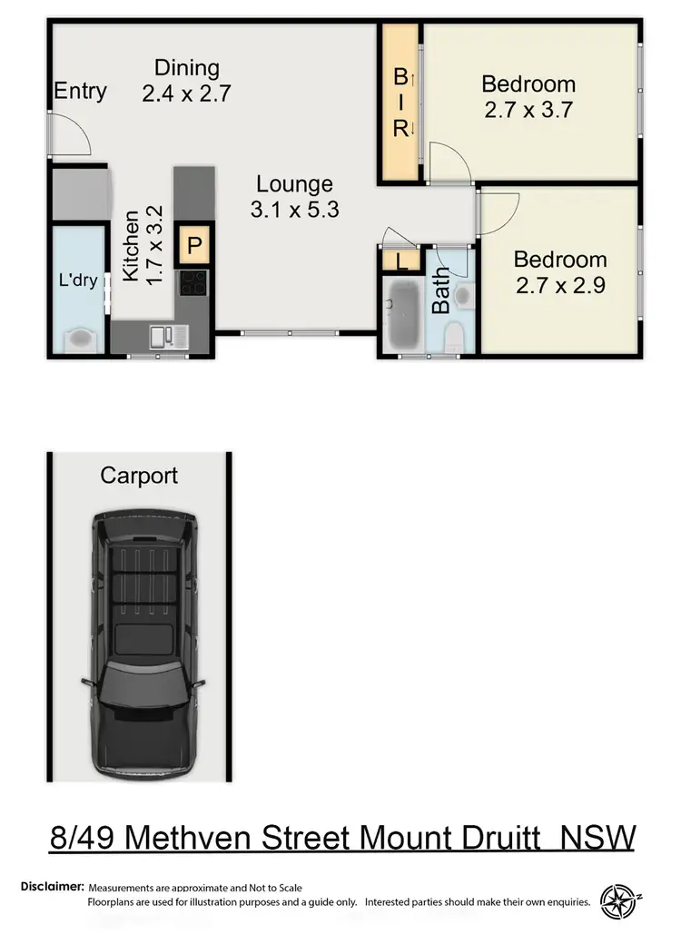 Floorplan of Homely villa listing, 8/49 Methven Street, Mount Druitt NSW 2770