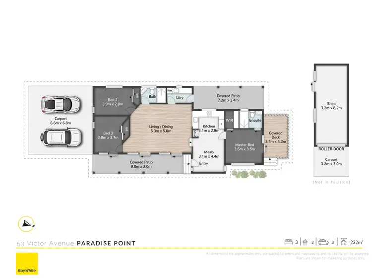 Floorplan of Homely house listing, 53 Victor Avenue, Paradise Point QLD 4216