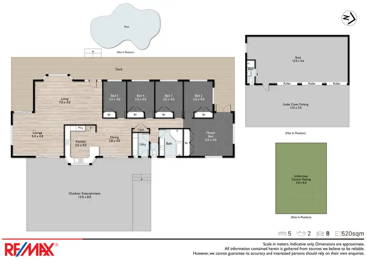 Floorplan of Homely rural property listing, 204-208 Flesser Road, Chambers Flat QLD 4133