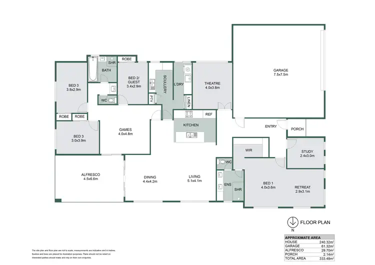 Floorplan of Homely house listing, 16 Cingalee Drive, Madora Bay WA 6210