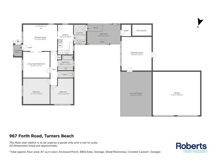 Floorplan of Homely house listing, 967 Forth Road, Turners Beach TAS 7315