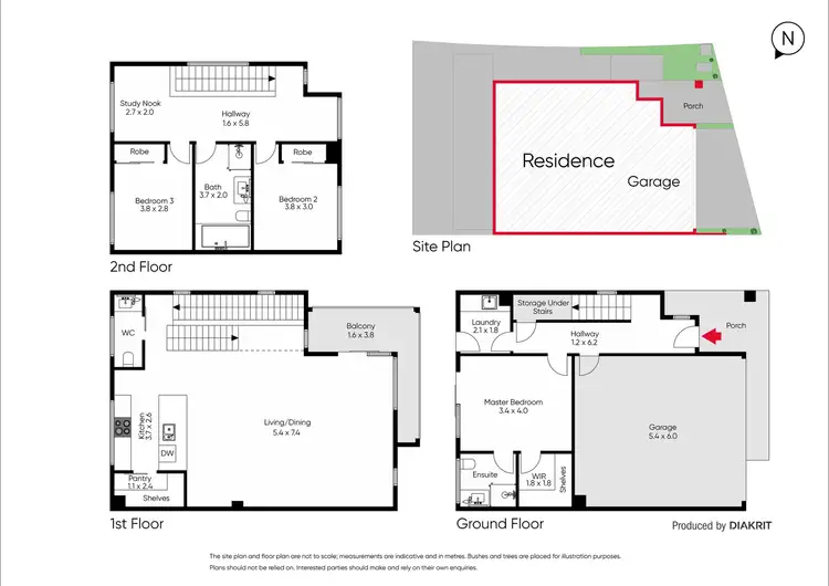 Floorplan of Homely townhouse listing, 18/69-77 Lancefield Drive, Caroline Springs VIC 3023