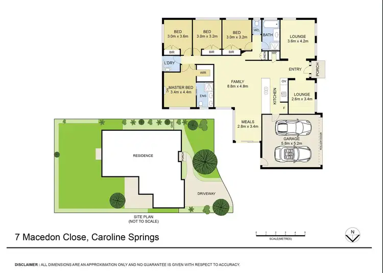 Floorplan of Homely house listing, 7 Macedon Close, Caroline Springs VIC 3023