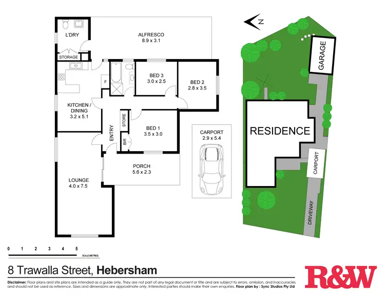 Floorplan of Homely house listing, 8 Trawalla Street, Hebersham NSW 2770