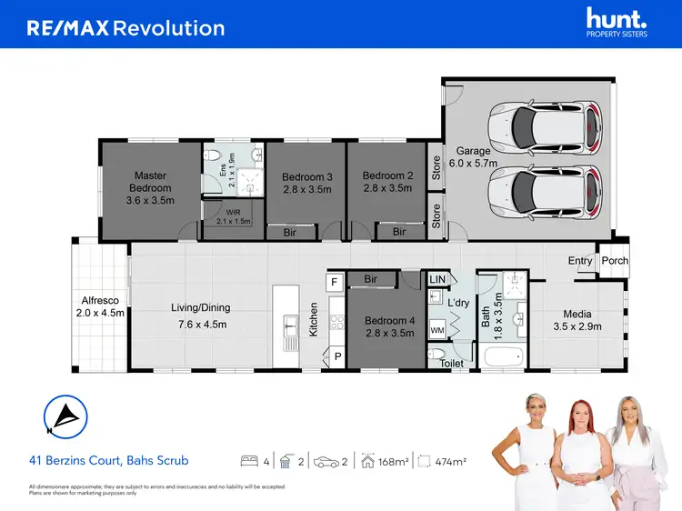 Floorplan of Homely house listing, 41 Berzins Court, Bahrs Scrub QLD 4207