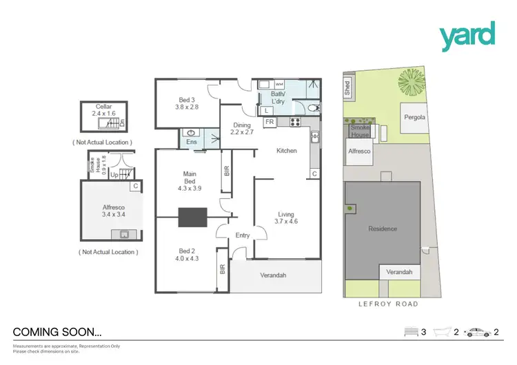 Floorplan of Homely house listing, 16 Lefroy Road, South Fremantle WA 6162