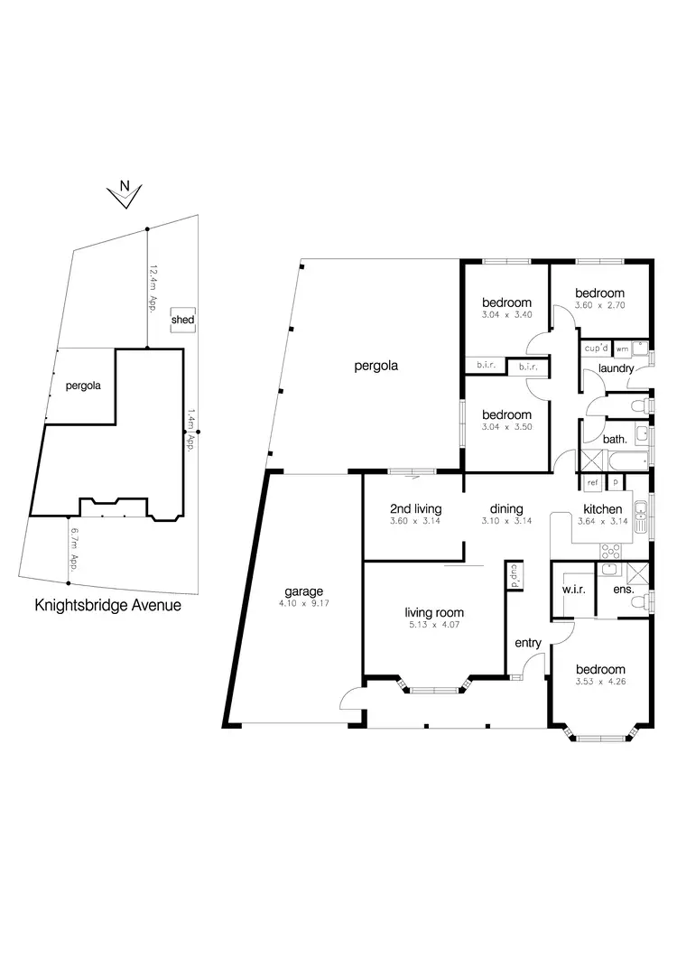 Floorplan of Homely house listing, 19 Knightsbridge Avenue, Altona Meadows VIC 3028