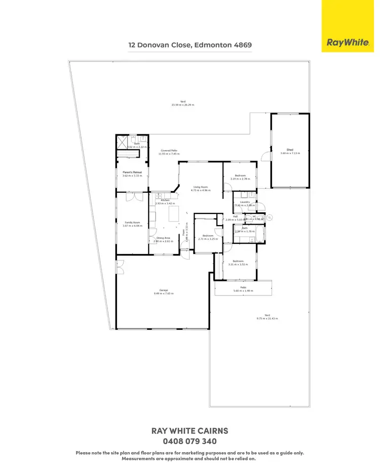 Floorplan of Homely house listing, 12 Donovan Close, Edmonton QLD 4869