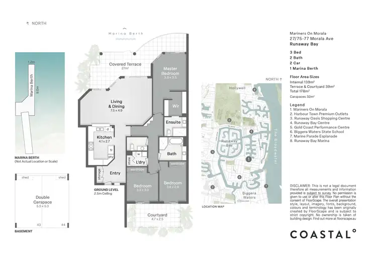 Floorplan of Homely unit listing, 27/75-77 Morala Avenue, Runaway Bay QLD 4216
