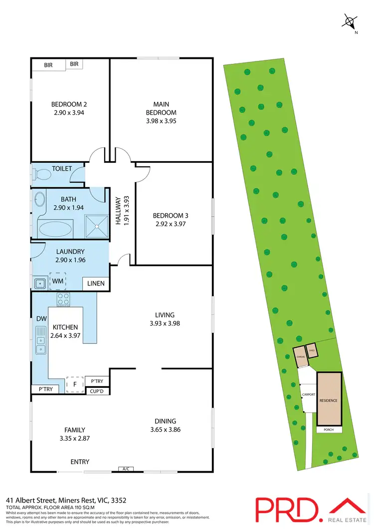 Floorplan of Homely house listing, 41 Albert Street, Miners Rest VIC 3352