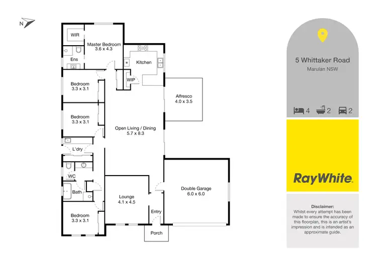 Floorplan of Homely house listing, 5 Whittaker Road, Marulan NSW 2579