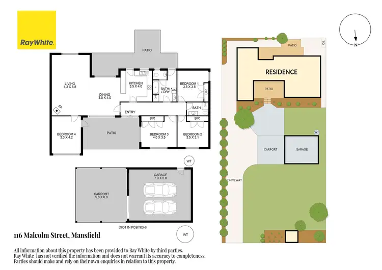 Floorplan of Homely house listing, 116 Malcolm Street, Mansfield VIC 3722