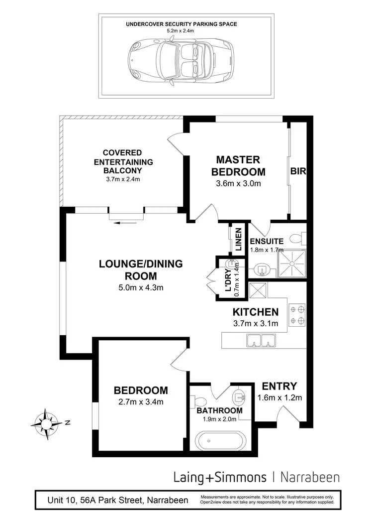 Floorplan of Homely apartment listing, 10/56A Park Street, Narrabeen NSW 2101