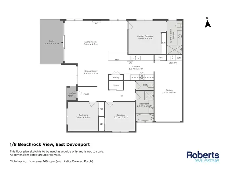 Floorplan of Homely unit listing, 1/8 Beachrock View, East Devonport TAS 7310