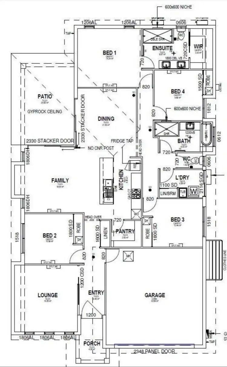 Floorplan of Homely house listing, 44 Ribaldo Circuit, Burdell QLD 4818