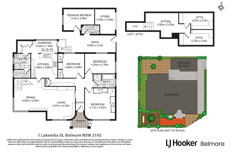 Floorplan of Homely house listing, 1 Lakemba Street, Belmore NSW 2192