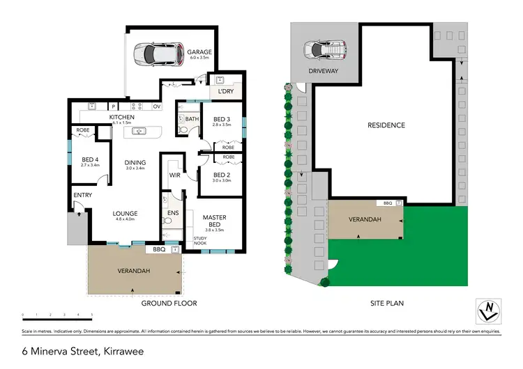 Floorplan of Homely house listing, 6 Minerva Street, Kirrawee NSW 2232