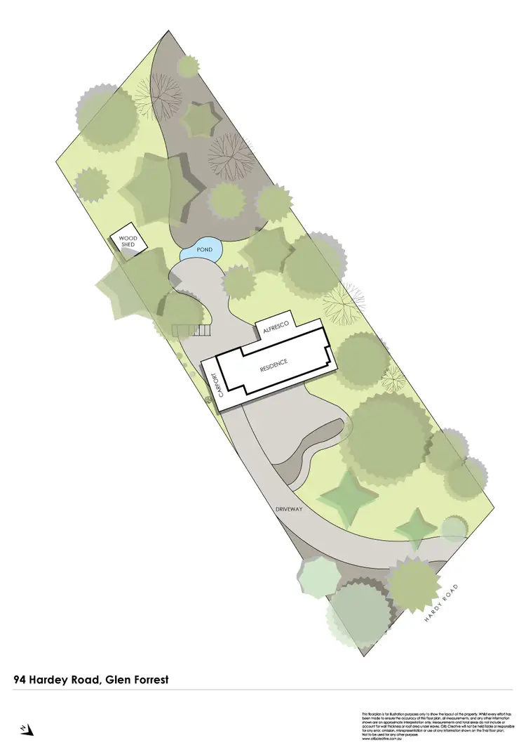 Floorplan of Homely house listing, 94 Hardey Road, Glen Forrest WA 6071