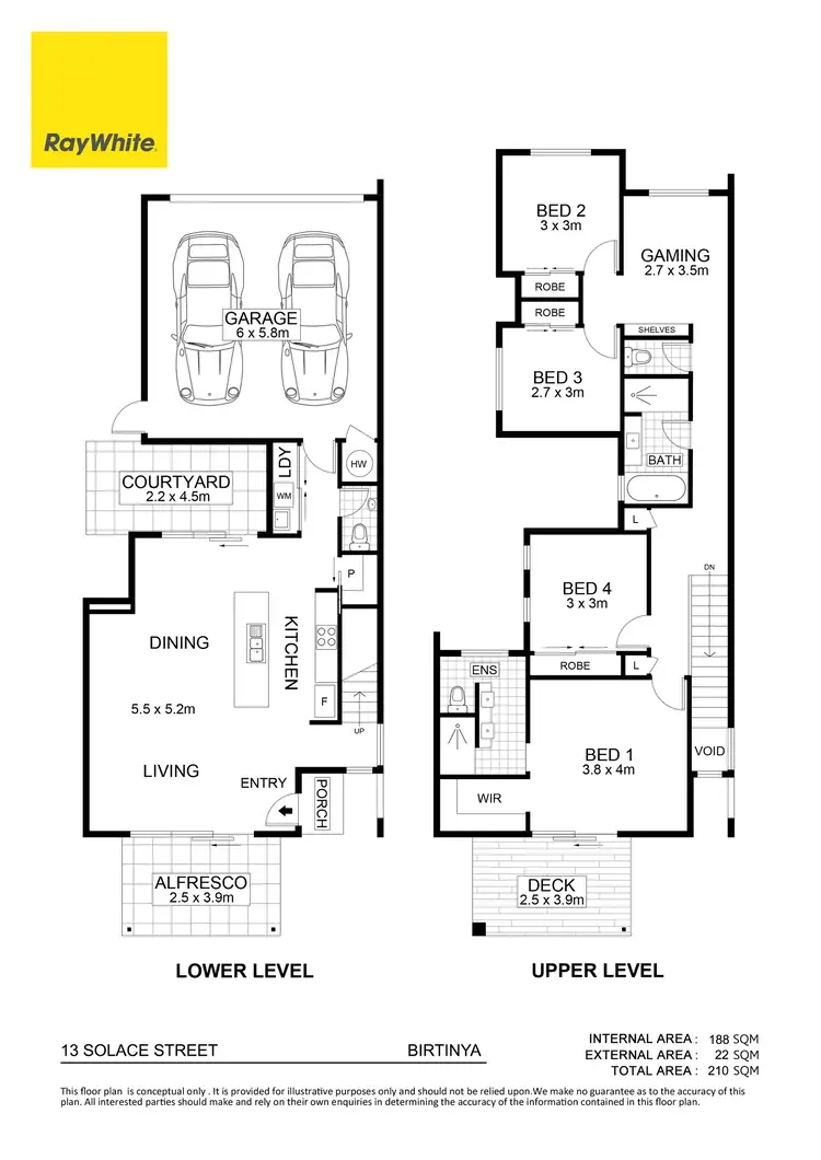 Floorplan of Homely house listing, 13 Solace Street, Birtinya QLD 4575