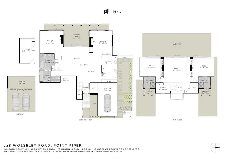 Floorplan of Homely apartment listing, 72B Wolseley Road, Point Piper NSW 2027