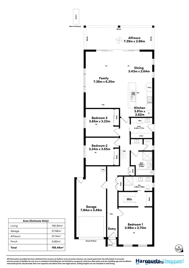 Floorplan of Homely house listing, 8B Stagg Drive, Tranmere SA 5073