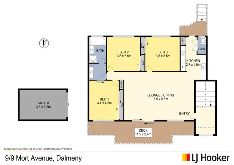 Floorplan of Homely house listing, 9/9 Mort Avenue, Dalmeny NSW 2546