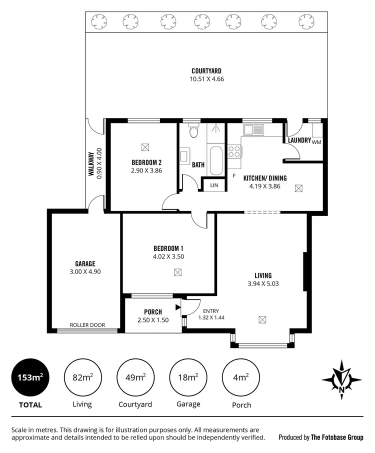 Floorplan of Homely unit listing, 3/54 Woolnough Road, Exeter SA 5019