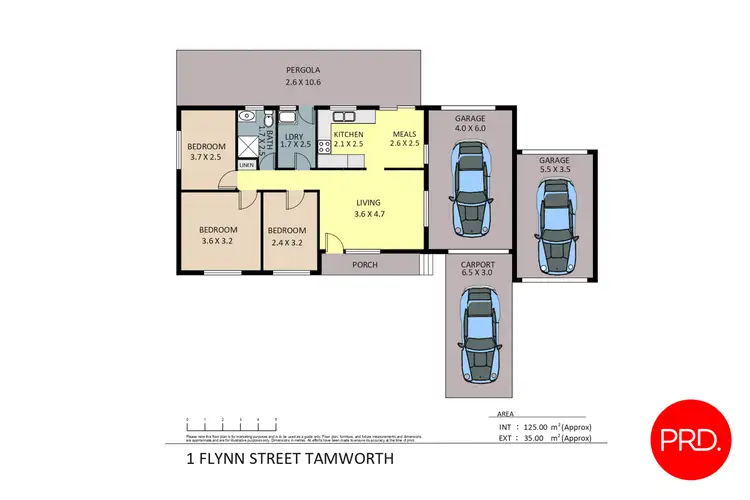 Floorplan of Homely house listing, 1 Flynn Street, Tamworth NSW 2340