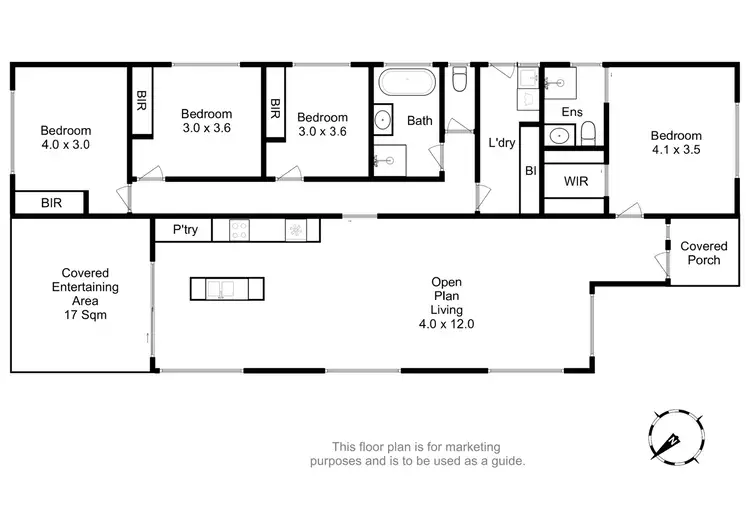 Floorplan of Homely house listing, 21 Poulters Road, New Norfolk TAS 7140