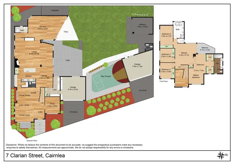 Floorplan of Homely house listing, 7 Clarian Street, Cairnlea VIC 3023