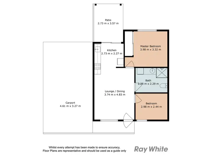 Floorplan of Homely unit listing, 72/144 Dorville Road, Carseldine QLD 4034