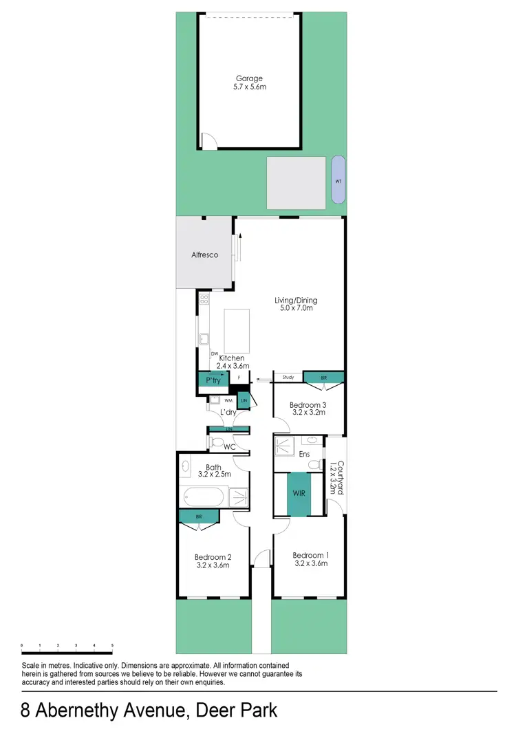 Floorplan of Homely house listing, 8 Abernethy Avenue, Deer Park VIC 3023