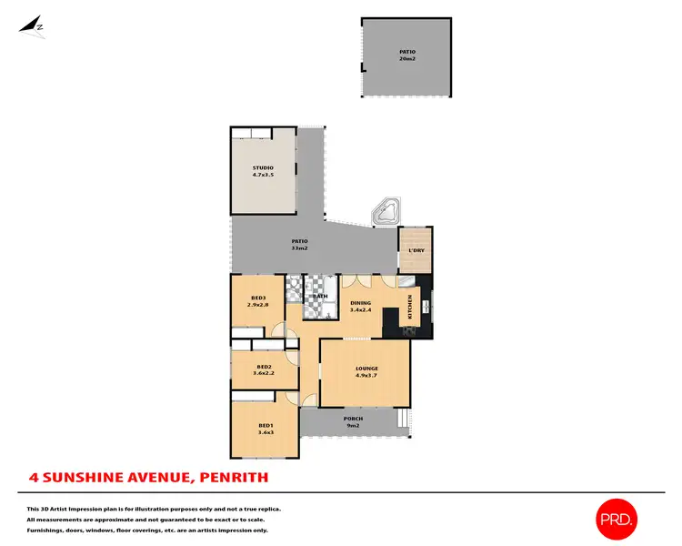 Floorplan of Homely house listing, 4 Sunshine Avenue, Penrith NSW 2750