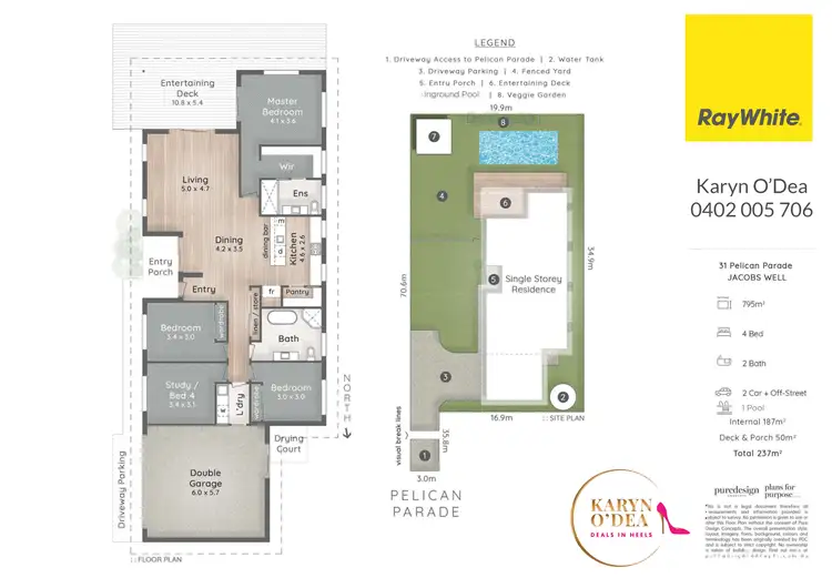 Floorplan of Homely house listing, 31 Pelican Parade, Jacobs Well QLD 4208